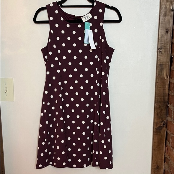 Crescent Dresses & Skirts - Crescent Cielia Textured Knit Dress Stitch Fix NWT Burgundy Size L
